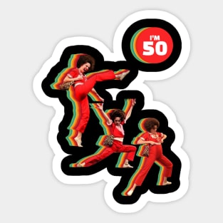 im 50 // sally omalley Sticker